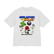 Girlhood over Dudes - Heavy weight Tee