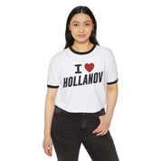 I Heart Hollanov Unisex Ringer T-Shirt