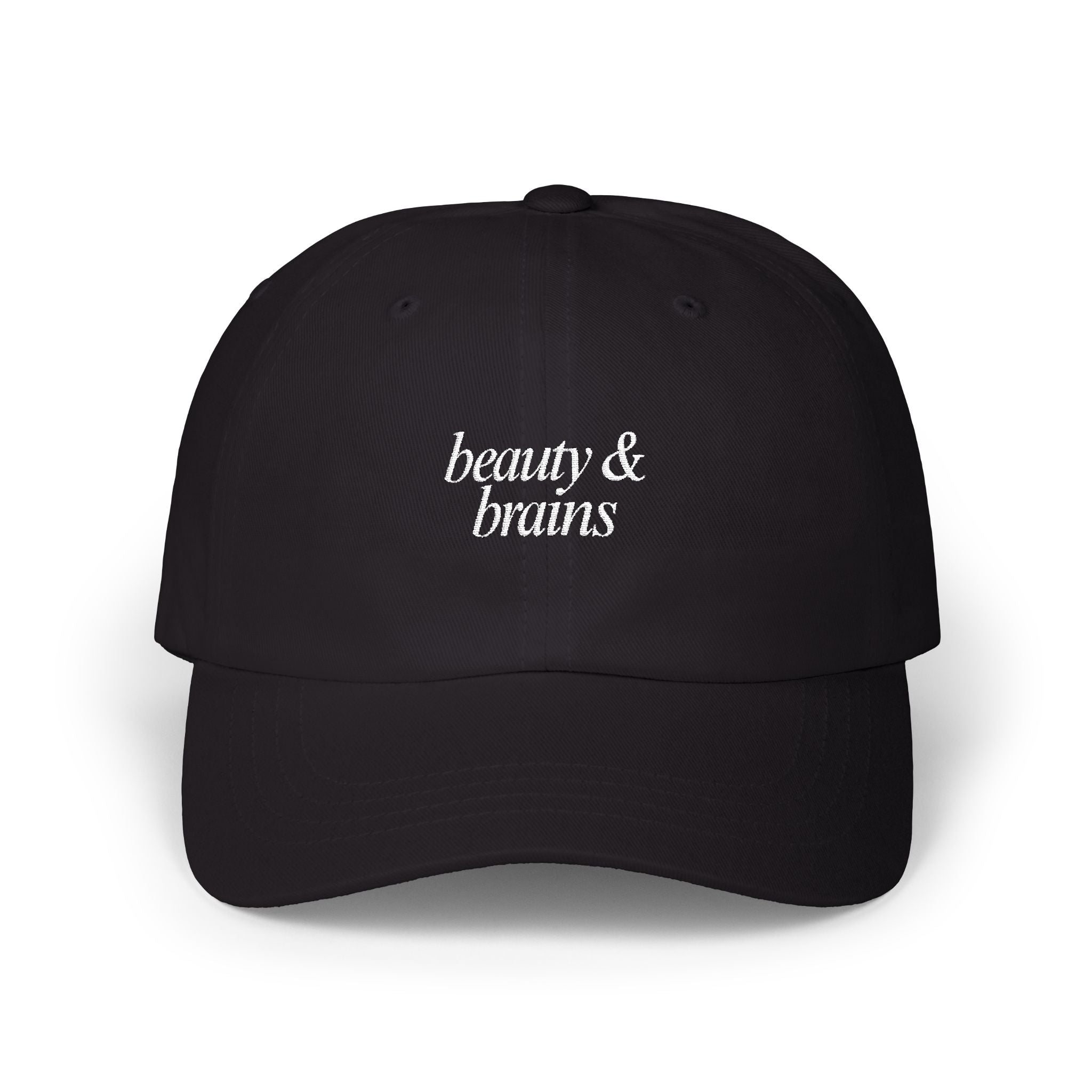 Beauty & Brains - Embroidered Dad Hat