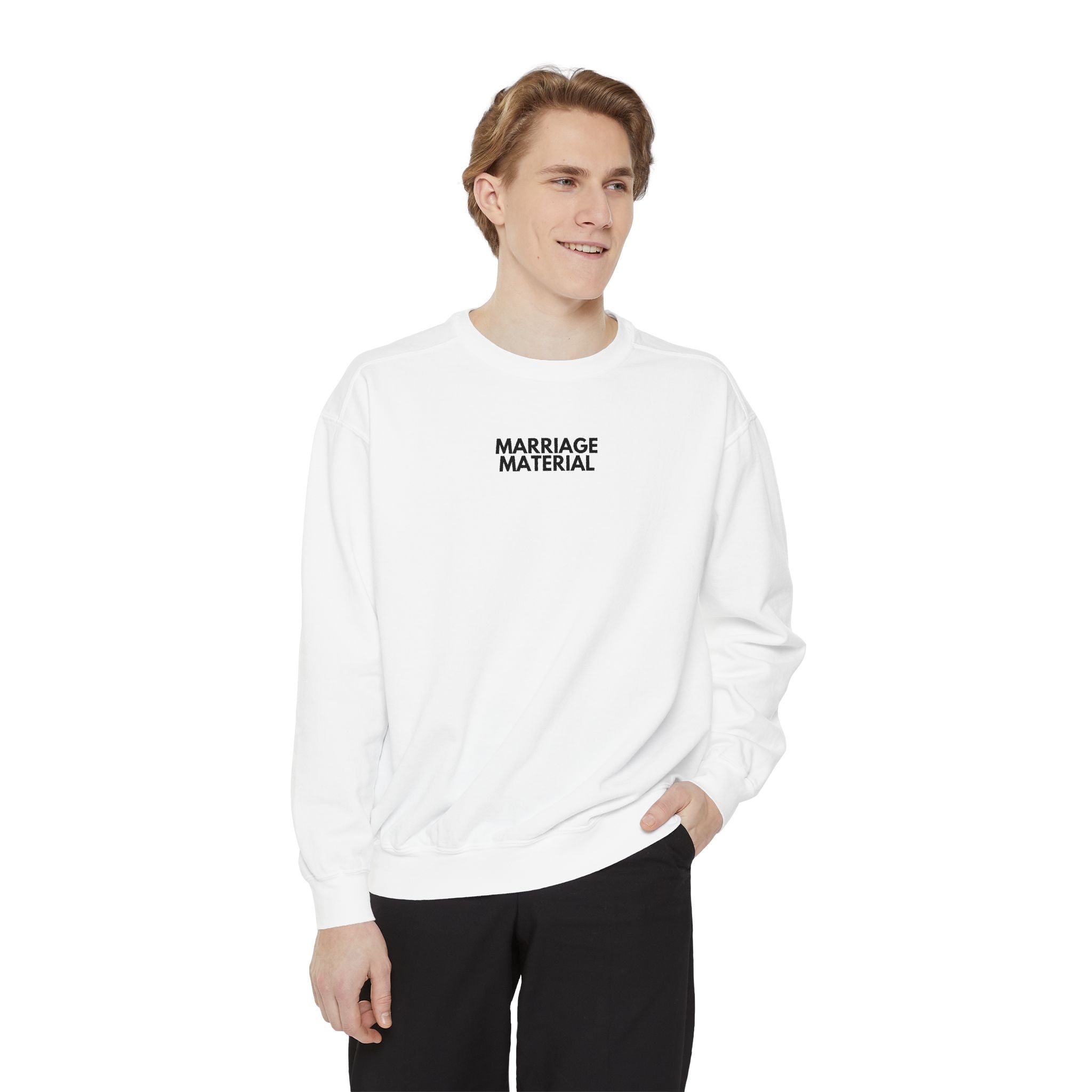 Marriage Material - Washed Crewneck