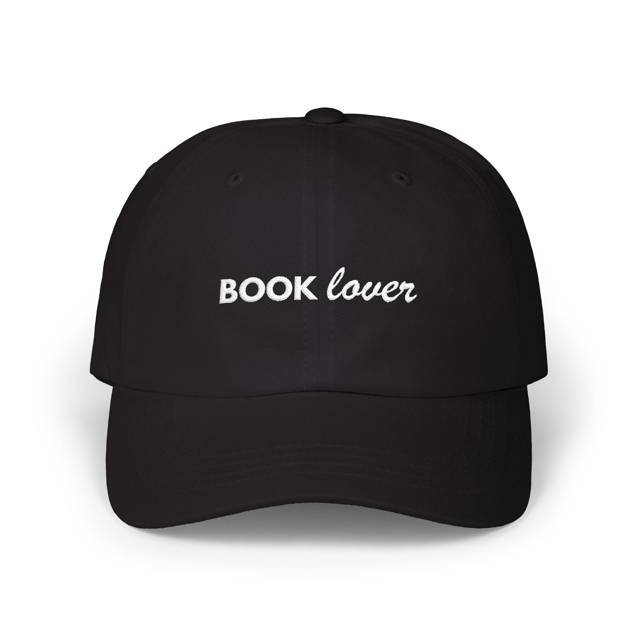 Book Lover - Embroidered Dad Hat, Aesthetic Dad Hat