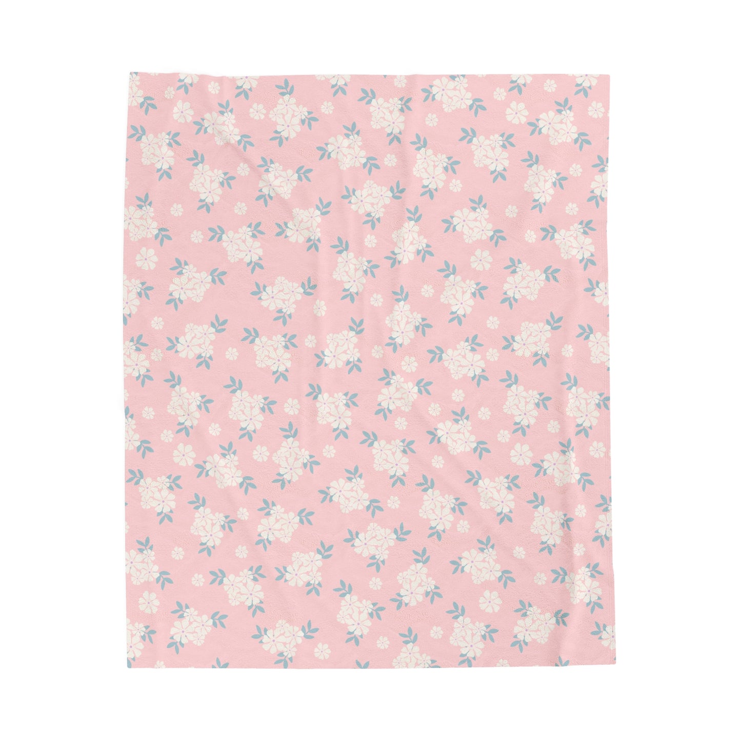 Dainty Flowers - Plush Blanket