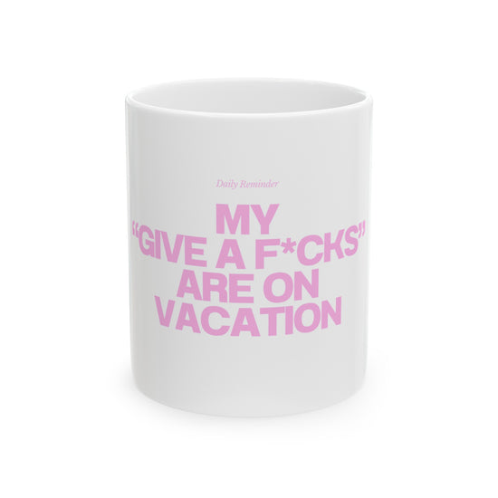 On vacation - Mug