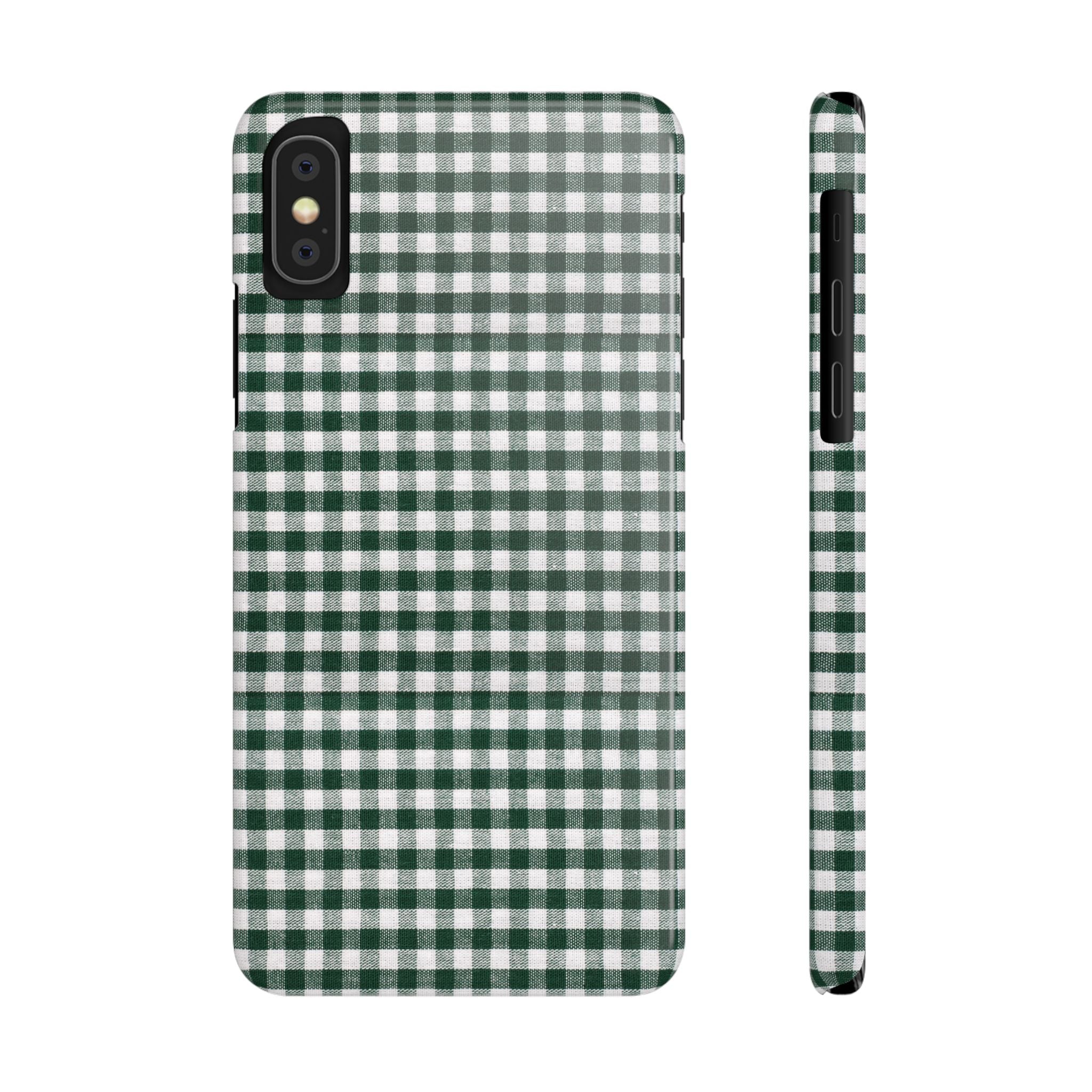 Plaid Season - Slim Phone Cases