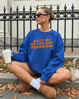 Meet me at the boy aquarium crewneck