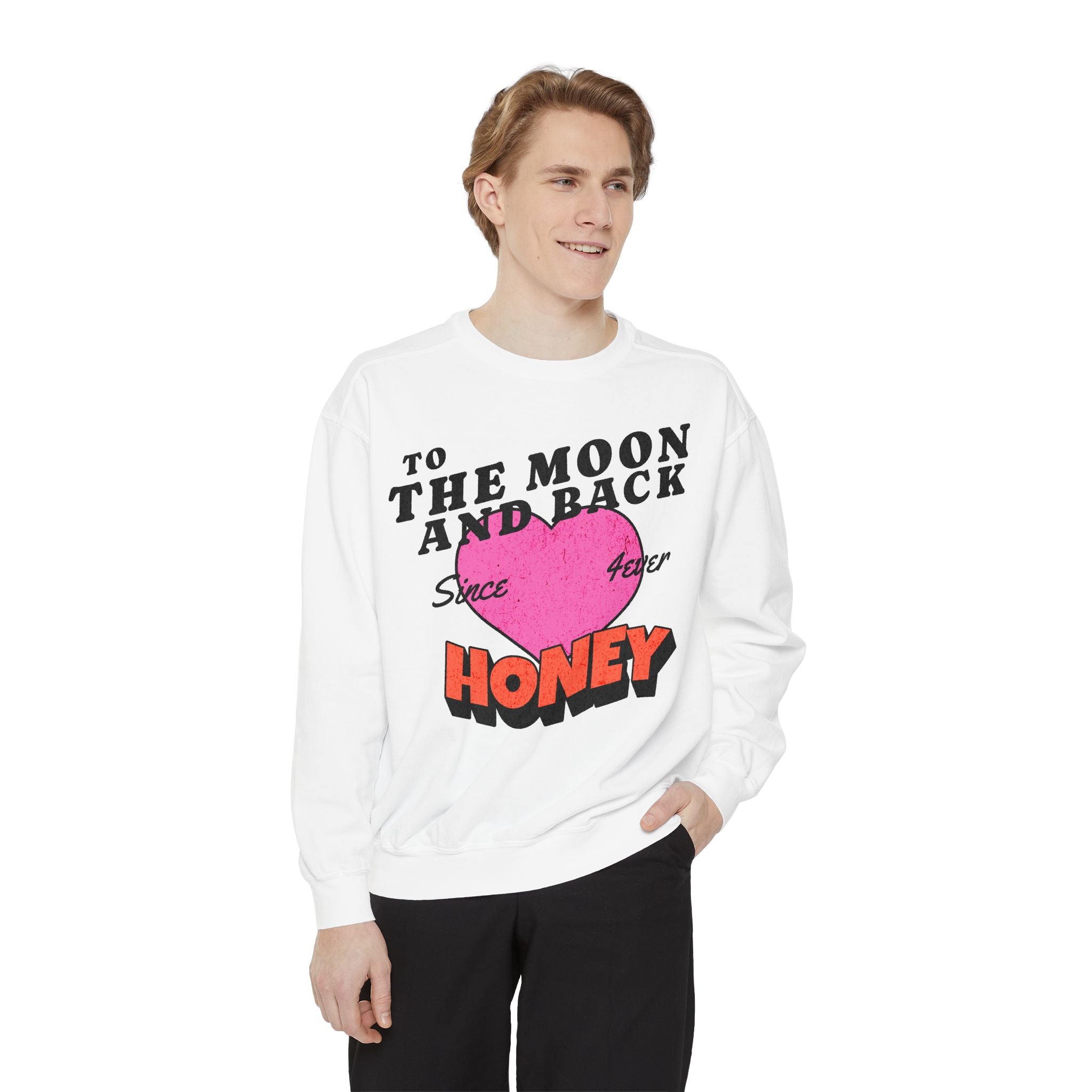 To the moon and Back - Washed Crewneck