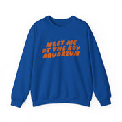 Meet me at the boy aquarium crewneck