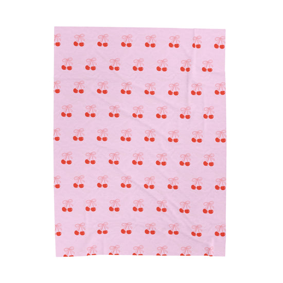 Cherries - Plush Blanket