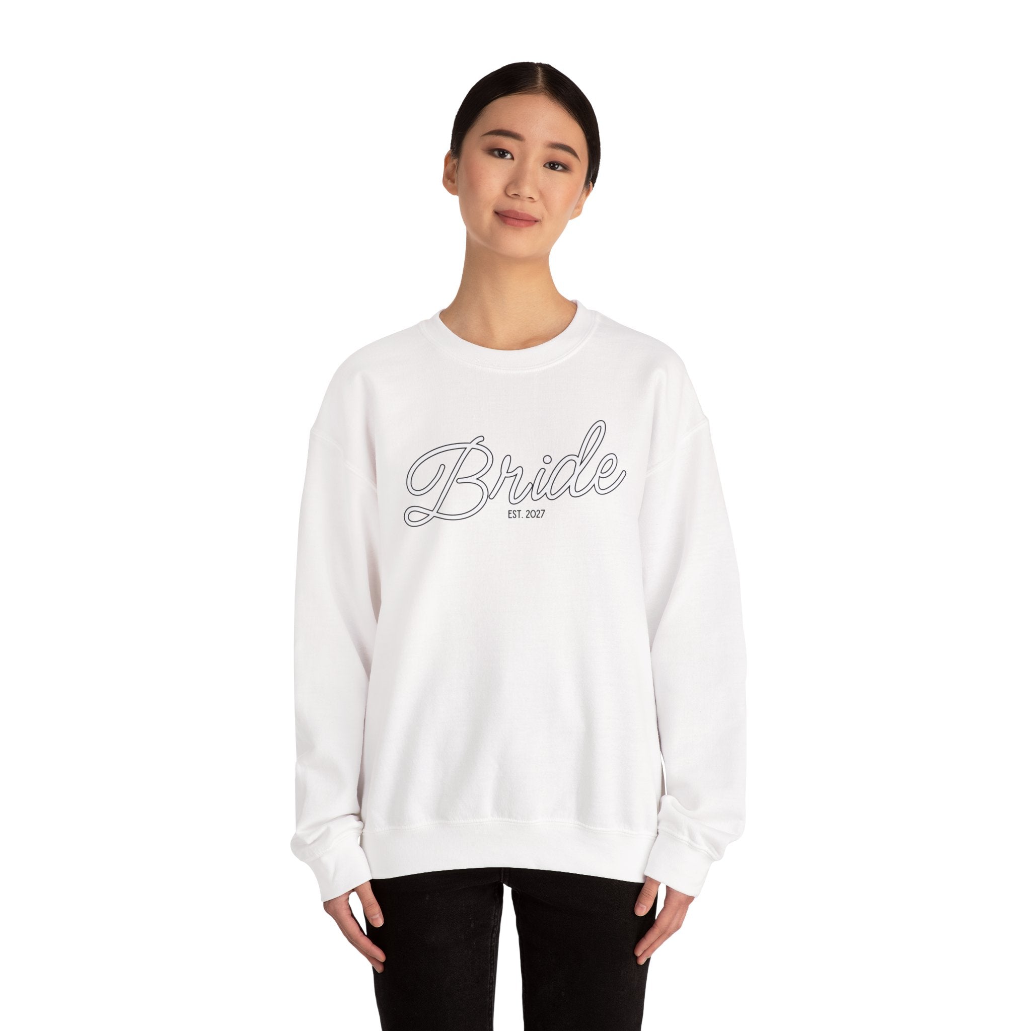 Bride EST. 2027 Sweatshirt for Women