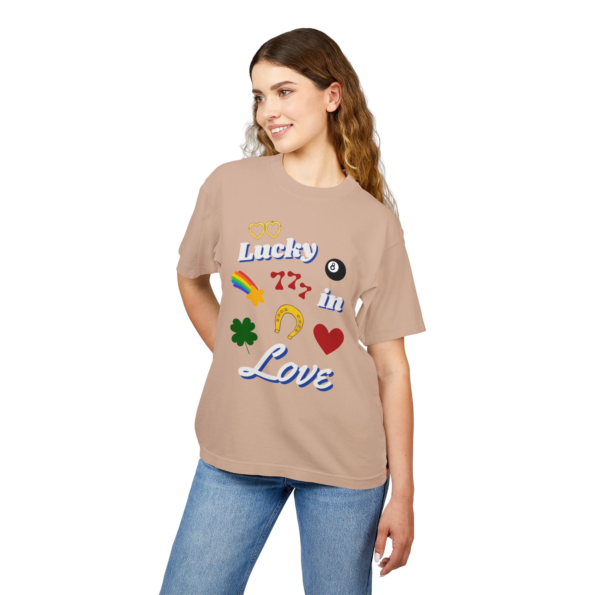 Lucky in Love - Heavy weight Tee