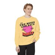 To the moon and Back - Washed Crewneck