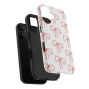 Dainty Red Bow - Phone Cases